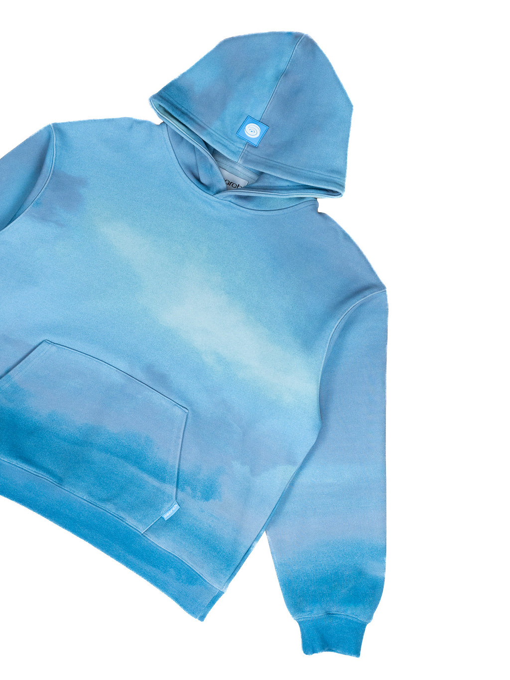 SKY DYE HOODIE: BLUE HAZE