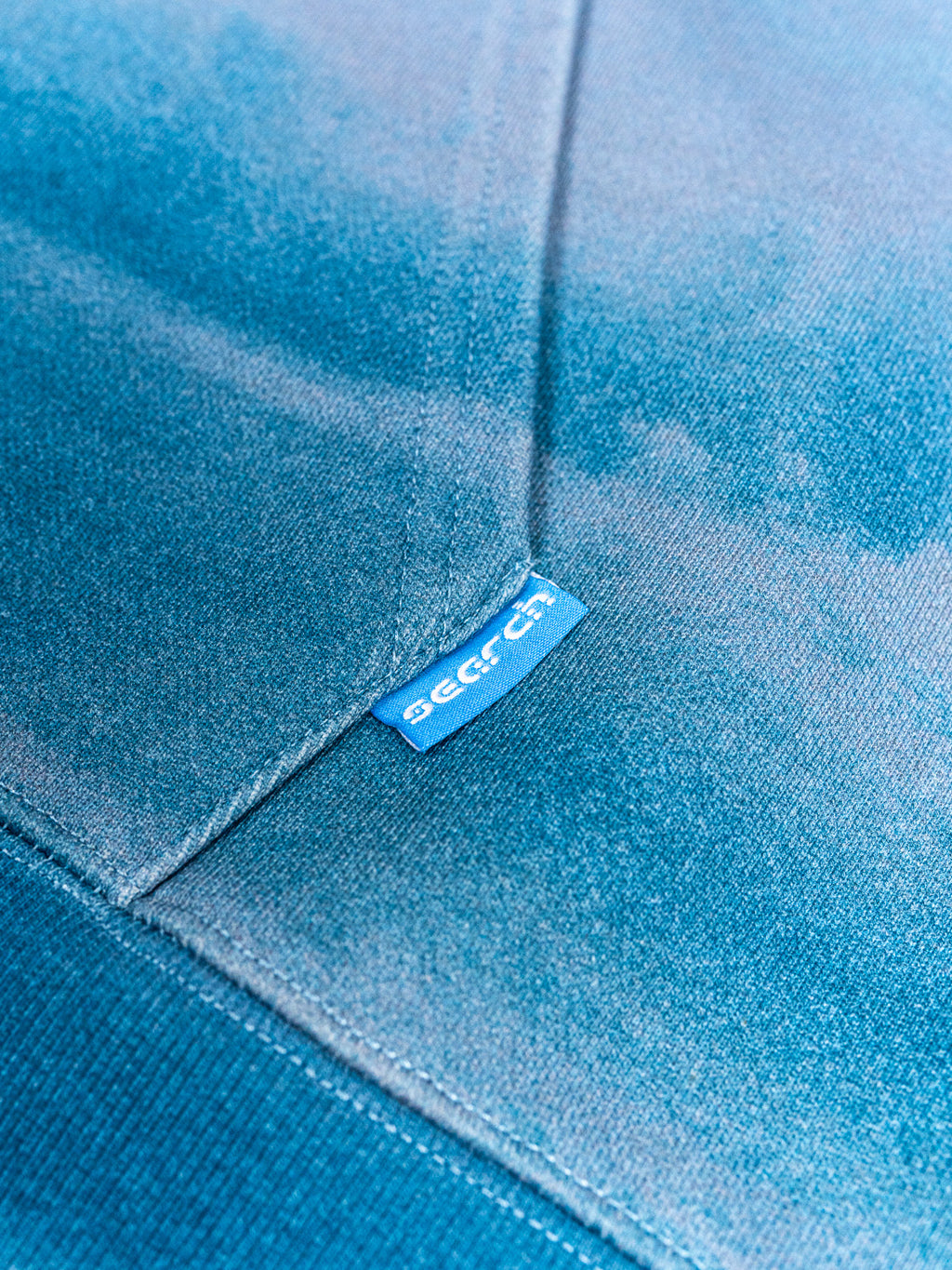 SKY DYE HOODIE: BLUE HAZE