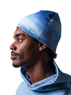 SKY DYE BEANIE: BLUE HAZE
