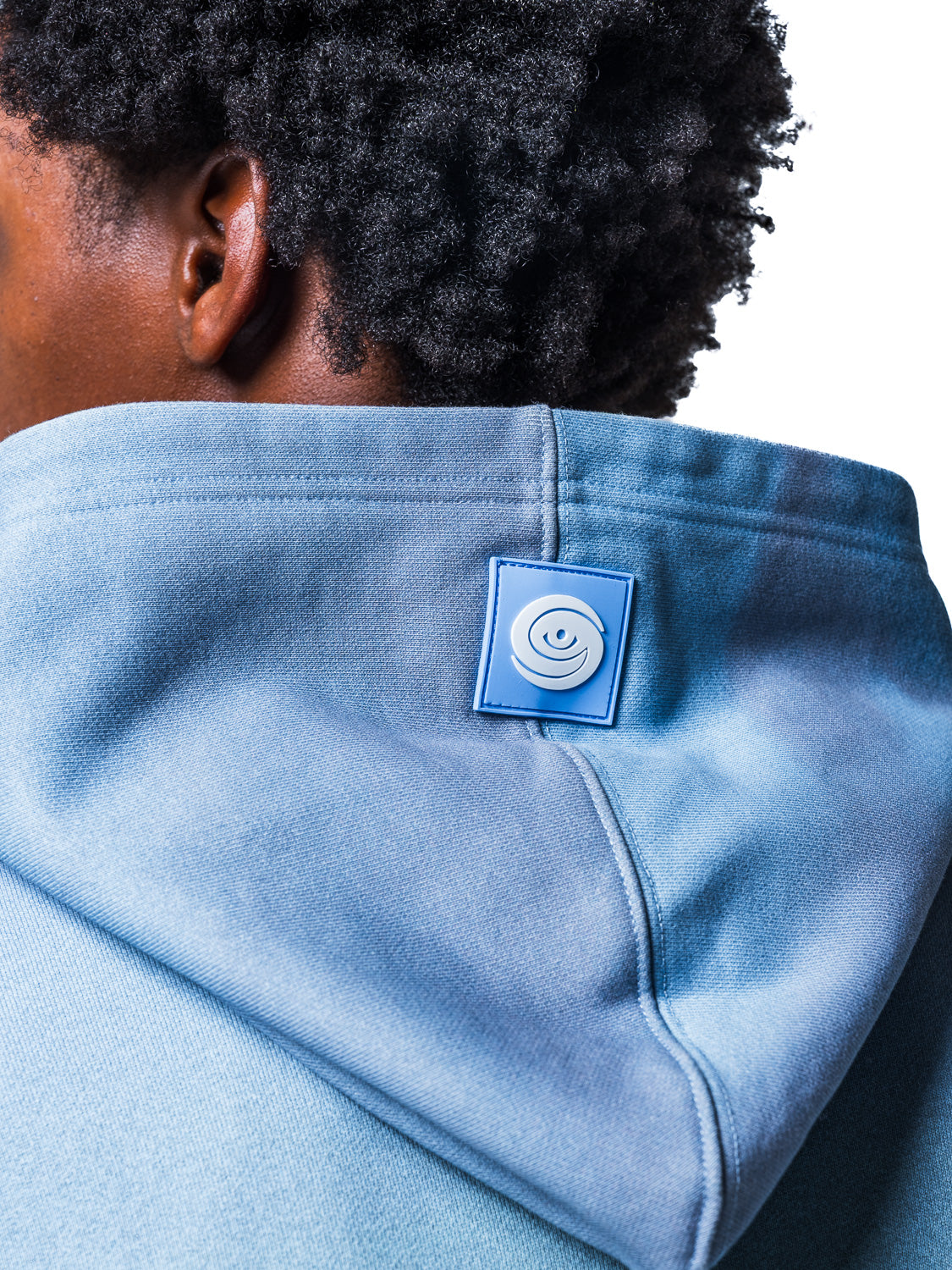 SKY DYE HOODIE: BLUE HAZE