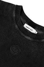 OMBRÉ TEE: BLACK