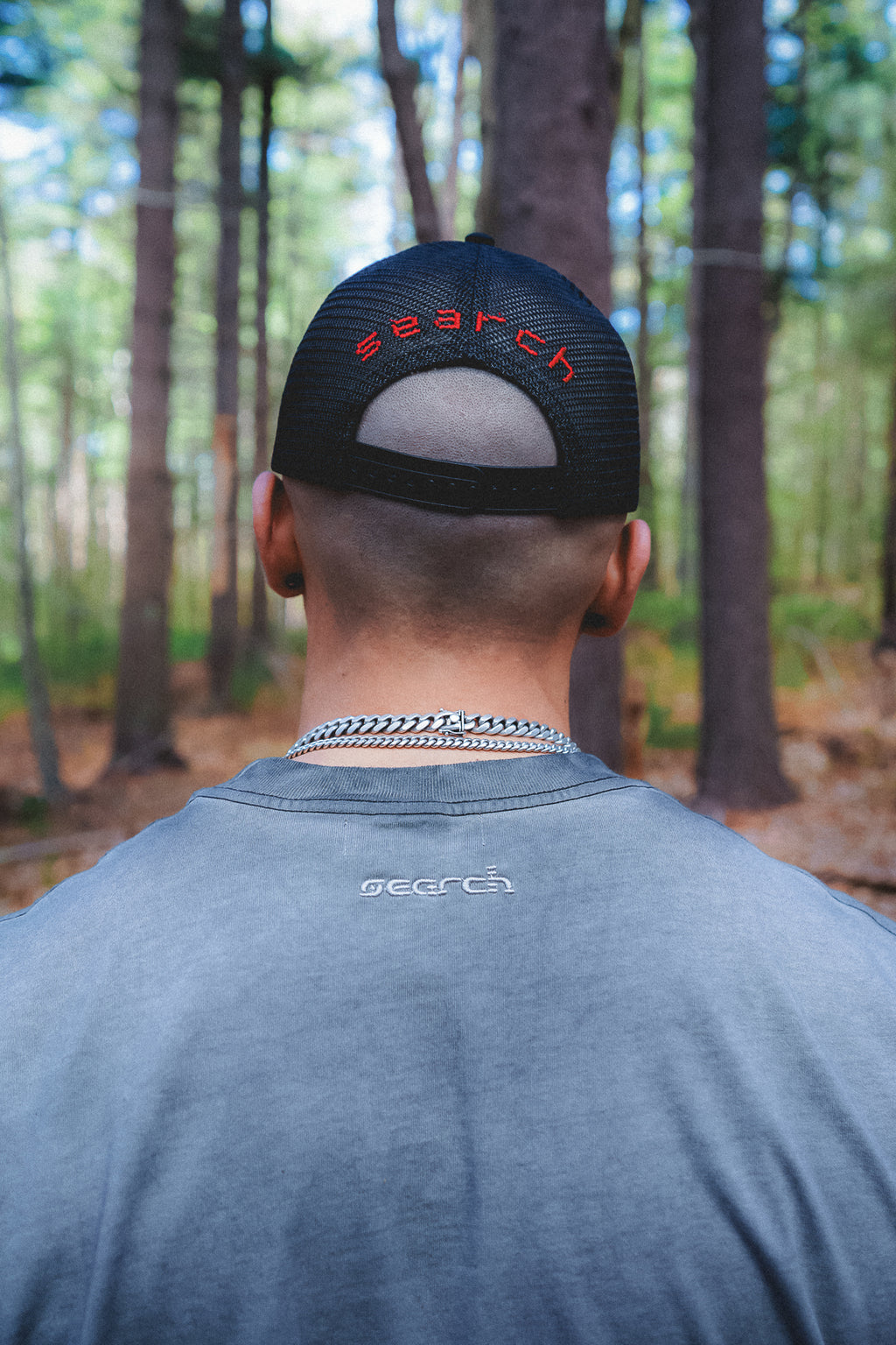 OMBRÉ TEE: SILVER