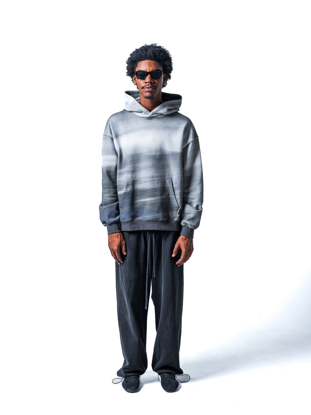 SKY DYE HOODIE: OVERCAST