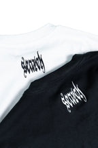 TATTED DOUBLE SHIRT: WHITE
