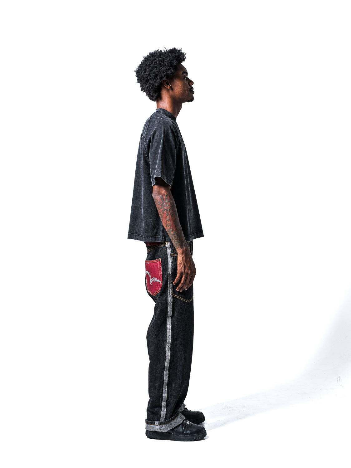 WAVE TEE: BLACK