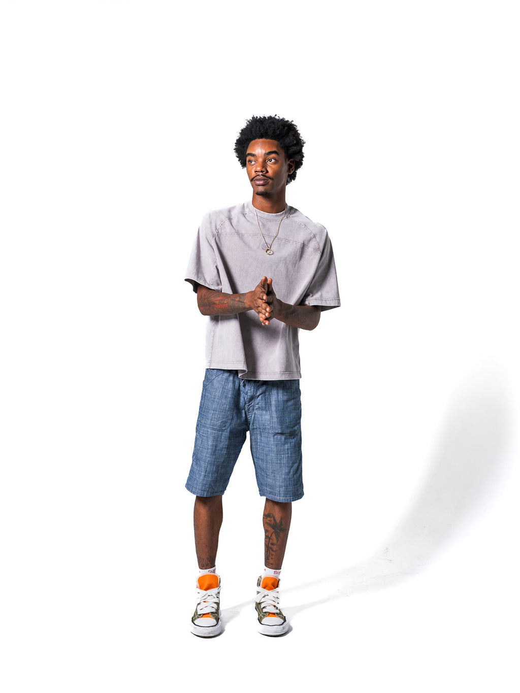 WAVE TEE: GREY