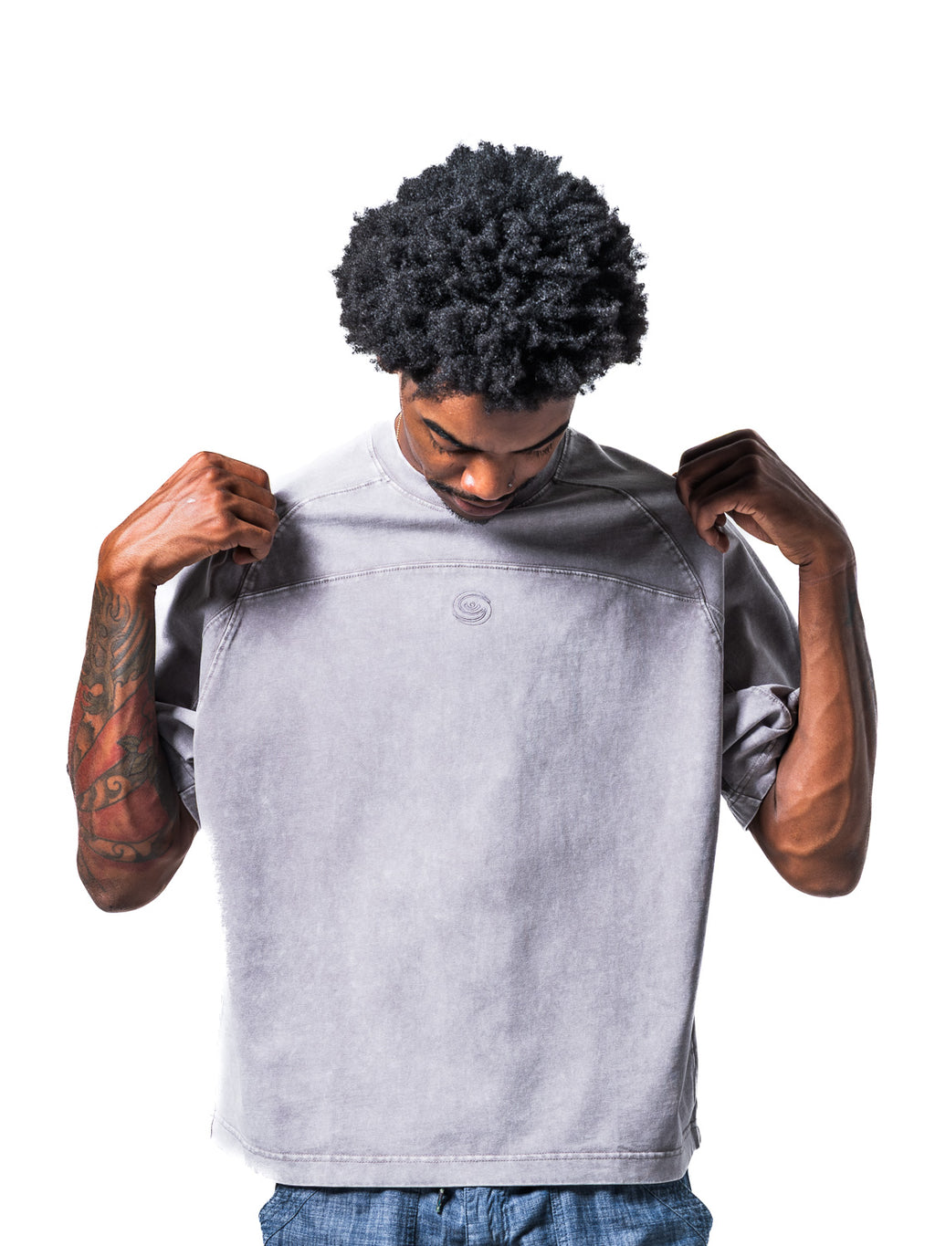 WAVE TEE: GREY